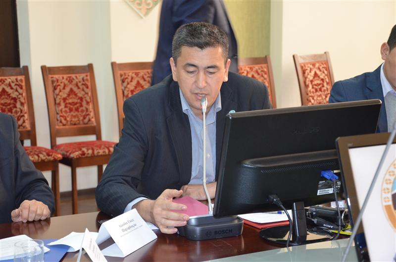 Head of the Department S.Akymbek.