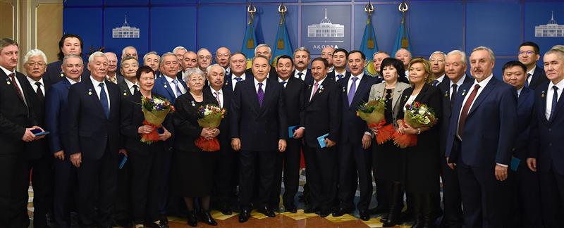 The ceremony of awarding the laureates of the State Prize of the Republic of Kazakhstan in 2015