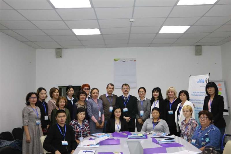 On March 12, N. Shyngysova, Head of the Chair of UNESCO, International Journalism and Media in the Society, held a training seminar on the topic of “Gender Policy”.