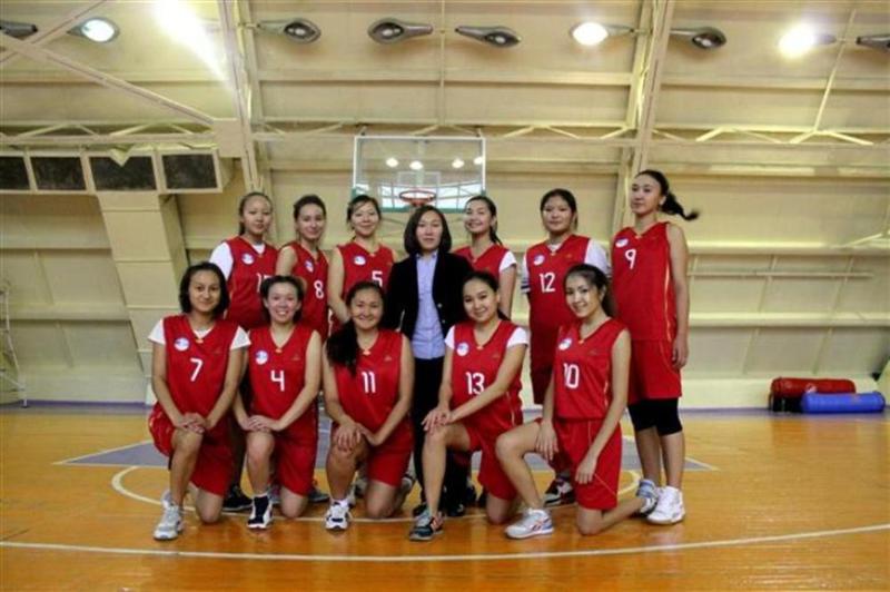 Women's national team of Kazakh National University. Al-Farabi's basketball won the 2nd place in the tournament, marking the year the Assembly of Peoples of Kazakhstan. 