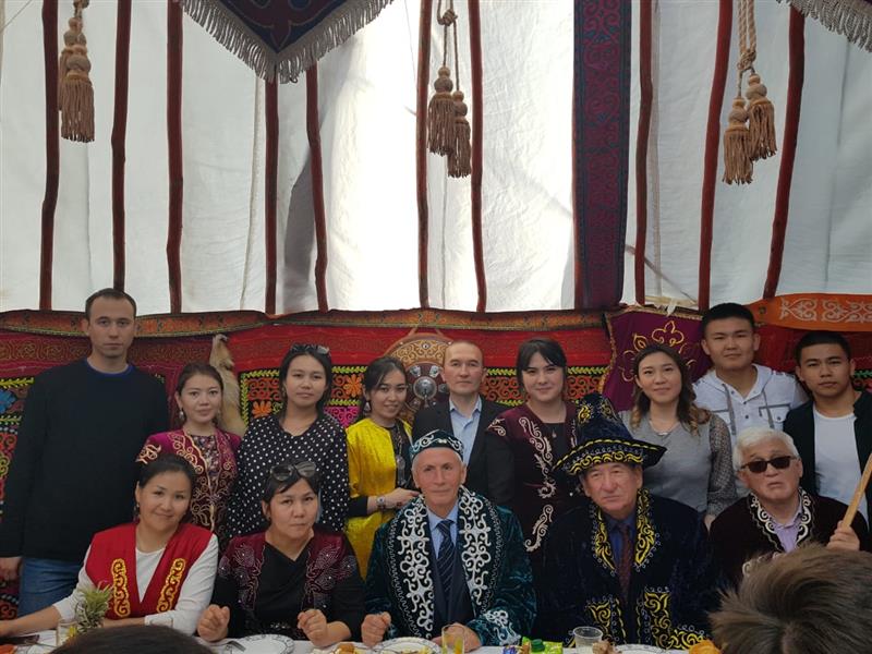 Al-Farabi KazNU held a huge celebration of Nauriz! FIT has established its yurt